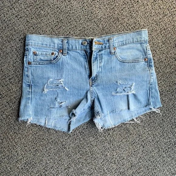 VTG Cut-Off Blue Jean Denim Shorts | Levi’s - Picture 3 of 7